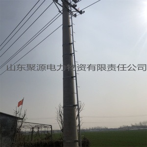 山东电杆爬梯定制厂家 浸热镀锌工艺抱箍式固定电杆用爬梯加工